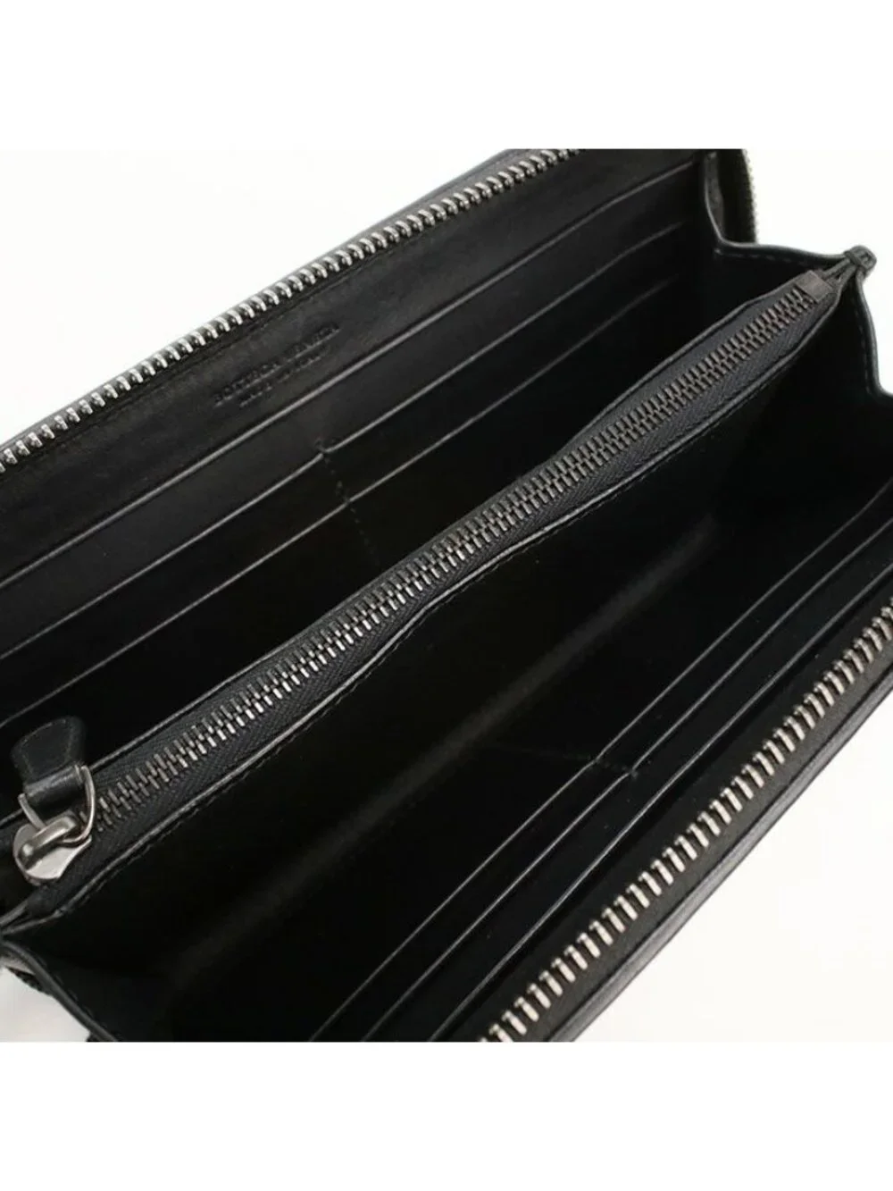 Bottega Veneta Zip Around Wallet Intrecciato Leather
